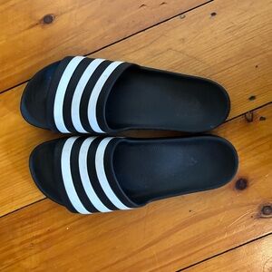 adidas Black and White Sandals